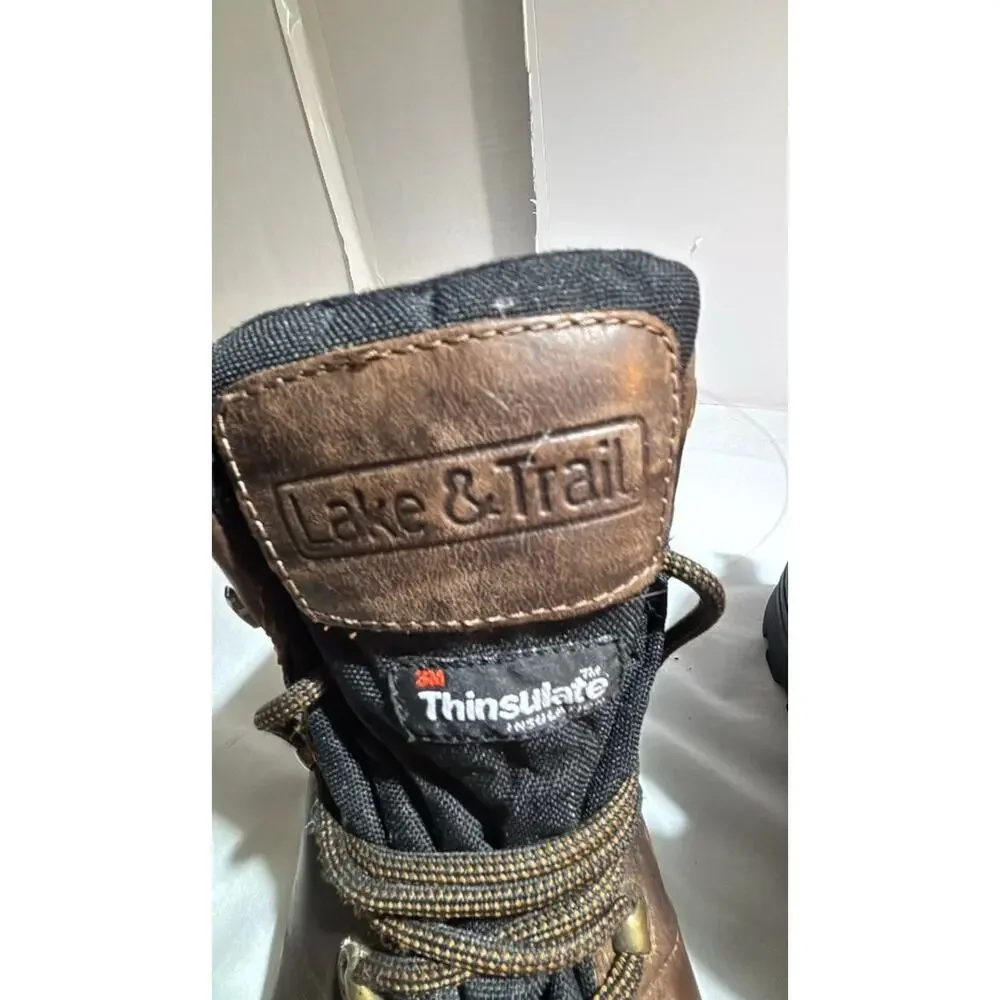 Lake & Trail Insulated Hiking Boots Sz 13